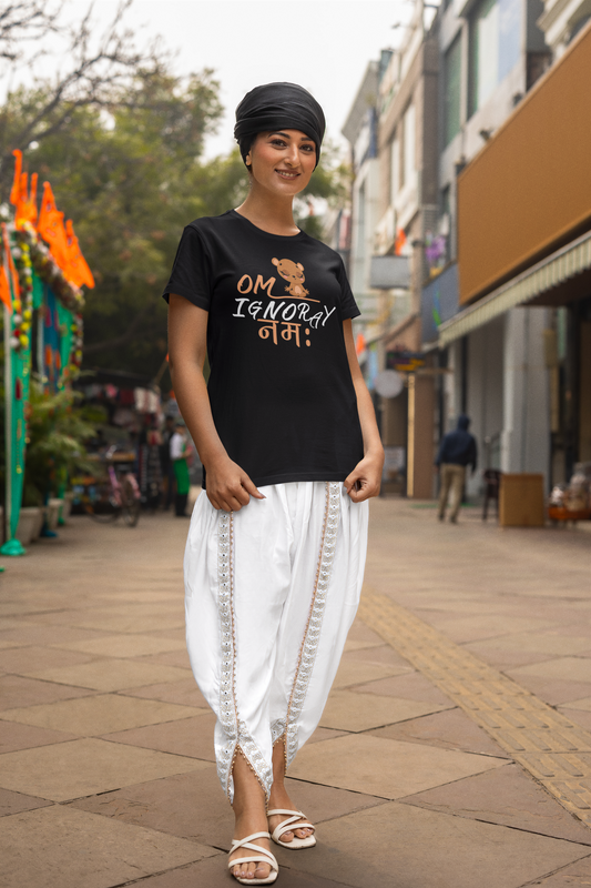 Graphic T-Shirt with Hindi Quote | T-Shirts for Women | 100% Cotton | Casual Graphic Tee | Cash on Delivery Available